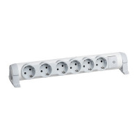 Колодка электрическая Legrand с заземлением 16 А 230 В 3,5 кВт 6 розеток IP20 белая