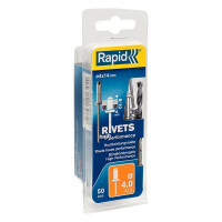 Заклепки для заклепочника Rapid (5000385) 4х14 мм алюминиевый (50 шт.)
