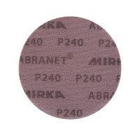 Диск шлифовальный Mirka Abranet d125 мм P240 на липучку сетчатая основа (5 шт.)