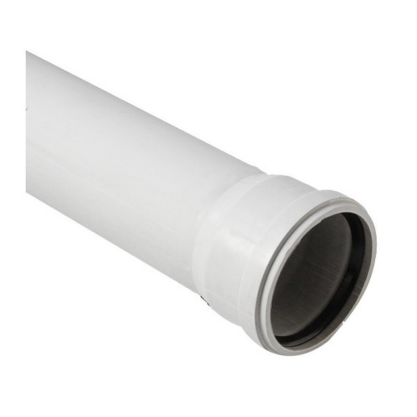 Труба канализационная Pro Aqua Stilte Plus d58x500 мм пластиковая шумопоглощающая для внутренней канализации