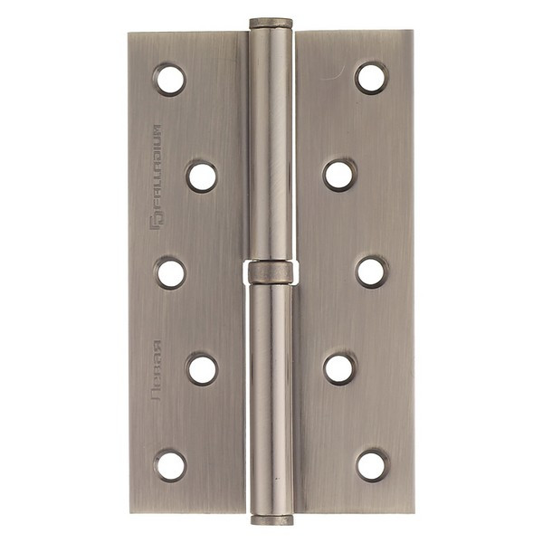 Петля Palladium N 613-S-5 AB левая разъемная 125х75 мм античная бронза