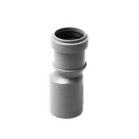Муфта Pro Aqua Comfort d40х32 мм пластиковая переходная для внутренней канализации