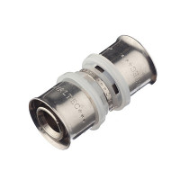 Соединитель прямой VALTEC (VTm.203.N.002626) 26(пресс) х 26(пресс)