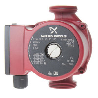 Циркуляционный насос для систем отопления Grundfos UPS 25-60 (96281476) DN25 подъем 6 м 130 мм