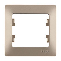 Рамка Schneider Electric Glossa GSL000401 oдноместная универсальная титан