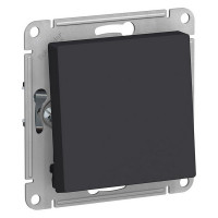 Переключатель Schneider Electric Atlas Design ATN001061 одноклавишный на 2 направления скрытая установка карбон