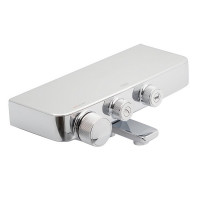 Смеситель для ванны GROHE Grohtherm SmartControl 34718000 с коротким изливом термостатический с полочкой и двумя кнопками управления