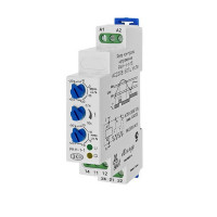 Реле напряжения модульное Меандр РКН-1-1-15 (9746807/33860) 220 В 16 А тип AC 1P
