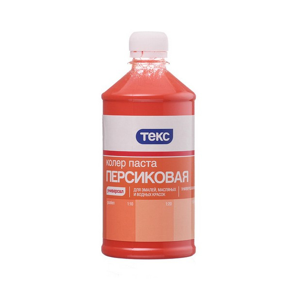 Колер паста Текс Универсал персиковая №12 0,5 л