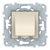 Вывод кабеля Schneider Electric Unica NEW NU586244 скрытая установка бежевый