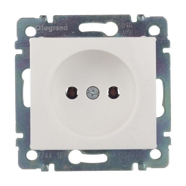 Розетка Legrand Valena 694268 скрытая установка белая без заземления