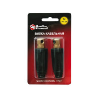 Вилка сварочного кабеля Quattro Elementi ТК 16-25 (771-176) (2 шт.)