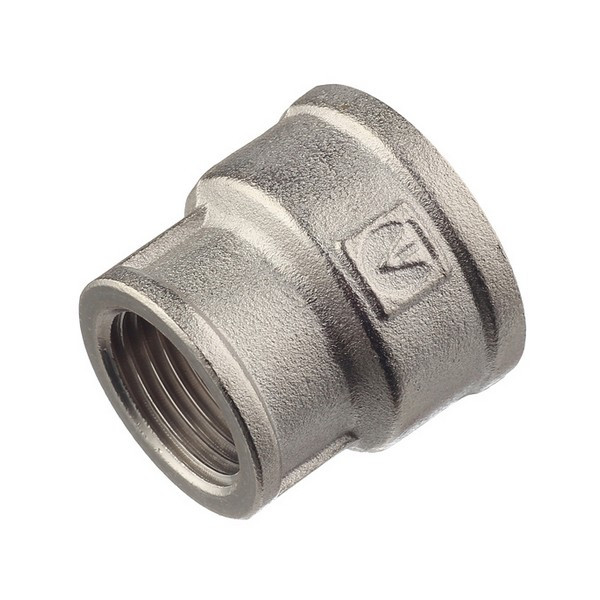 Муфта переходная VALTEC (VTr.240.N.0504) 3/4 ВР(г) х 1/2 ВР(г) латунная