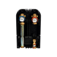 Насосная группа Stout (SDG-0001-002501) 1 ВР(г) х 1 1/2 НР(ш) с прямым контуром без насоса в теплоизоляции