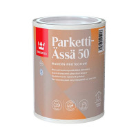 Лак паркетный Tikkurila Parketti-Assa 50 бесцветный 1 л полуглянцевый