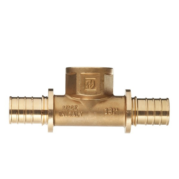 Тройник Stout (SFA-0028-002534) 25 мм х 3/4 ВР(г) х 25 мм латунный
