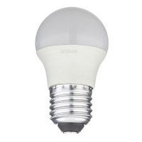 Лампа светодиодная Osram 6,5 Вт E27 шар G45 4000К естественный белый свет 220 В матовая
