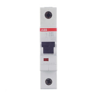 Автоматический выключатель ABB S201 (2CDS251001R0634) 1P 63А тип C 6 кА 220 В на DIN-рейку