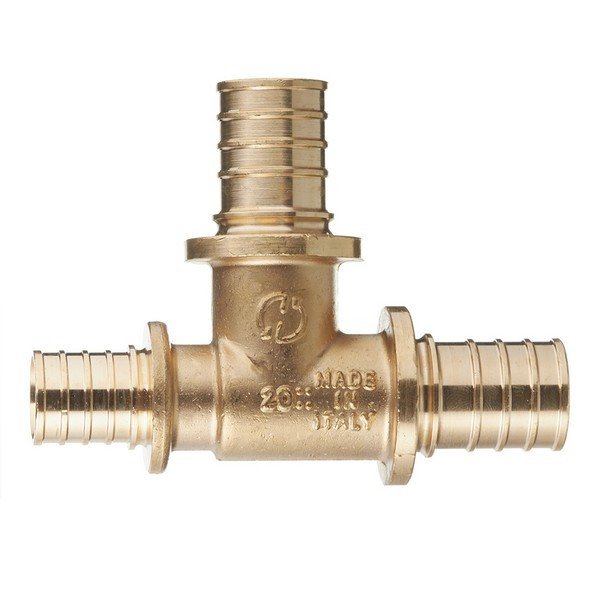 Тройник Stout (SFA-0014-252520) 25 х 25 х 20 мм латунный