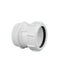 Муфта McAlpine d40 мм 1 1/2 НР(ш) пластиковая переходная компрессионная для внутренней канализации