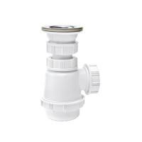 Сифон для раковины WIRQUIN 30975059 1 1/4"х32 мм c выпуском D 63 мм для биде и раковин