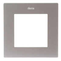 Рамка Simon 24 Harmonie 2400610-033 одноместная универсальная алюминий