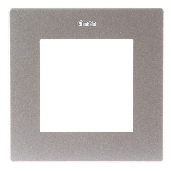 Рамка Simon 24 Harmonie 2400610-033 одноместная универсальная алюминий