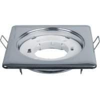 Светильник встраиваемый Navigator GX53 107х107 мм 15 Вт 220 В квадратный IP20 хром