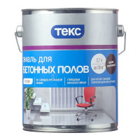 Эмаль Текс Профи для бетонных полов красно-коричневая глянцевая 2,7 л