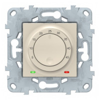 Термостат для теплого пола Schneider Electric Unica NEW NU550344 скрытая установка бежевый с выносным датчиком