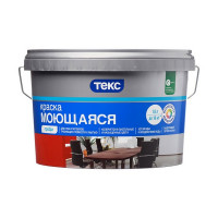 Краска водно-дисперсионная Текс Профи моющаяся белая основа А 1,8 л