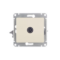 Розетка телевизионная Schneider Electric Glossa GSL000291 оконечная скрытая установка бежевая