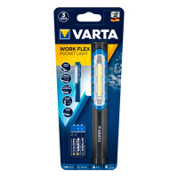Фонарь ручной VARTA POCKET WORK FLEX (17647101421) светодиодный 1 LED 1,5 Вт на батарейках AAA ABS-пластик ударопрочный водонепроницаемый