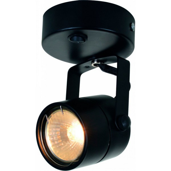 Светильник накладной ARTE LAMP (A1310AP-1BK) поворотный GU10 140x80x60 мм 50 Вт 220 В IP20 черный