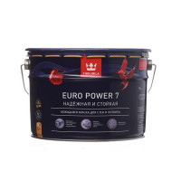 Краска водно-дисперсионная Tikkurila Euro Power 7 моющаяся основа C 9 л