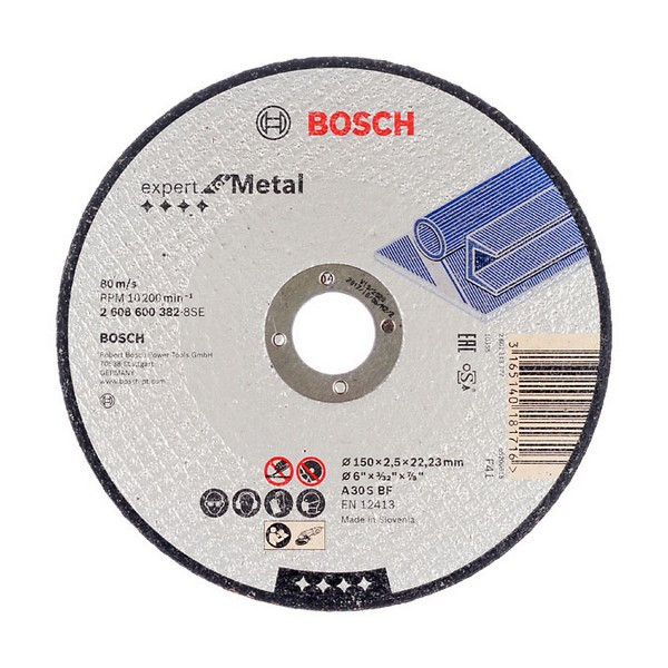 Круг отрезной по металлу Bosch (2608600382) 150х22х2,5 мм