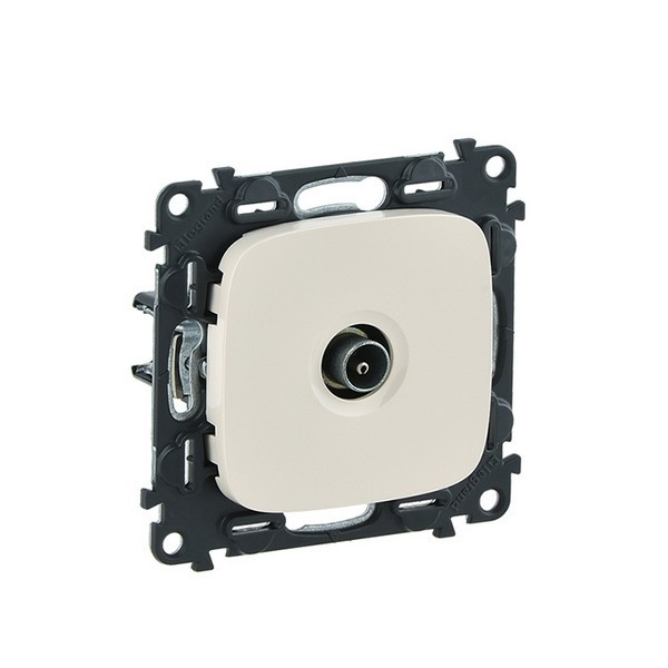 Розетка телевизионная Legrand Valena Allure 753851 одиночная скрытая установка слоновая кость