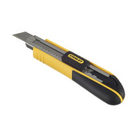 Нож строительный Stanley Fatmax 18 мм с ломающимся лезвием пластиковый корпус