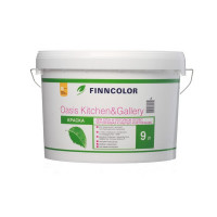 Краска водно-дисперсионная Finncolor Oasis Kitchen&Gallery 7 моющаяся белая основа А 9 л