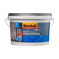 Краска водно-дисперсионная Marshall Export 7 моющаяся основа ВС 2,5 л