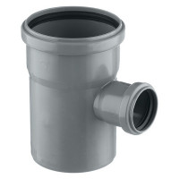 Тройник Pro Aqua Comfort d110х50 мм 87° пластиковый для внутренней канализации