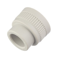 Муфта полипропиленовая FV-PLAST (217025) 25 мм х 3/4 ВР(г) серая