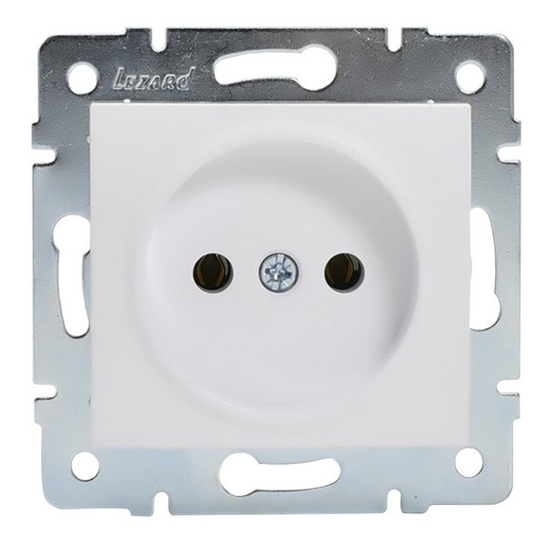 Розетка Lezard KARINA 707-0288-121B скрытая установка белая