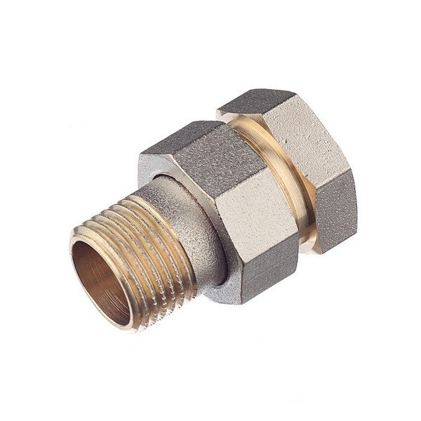 Американка прямая 1/2 ВР(г) х 1/2 НР(ш) латунная