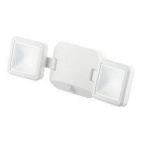 Светильник светодиодный навесной уличный LEDVANCE SPORTLIGHT DOUBLE (4058075227408) 112х40х250 мм 10 Вт 4000К холодный свет матовый IP54 белый с датчиком движения и света