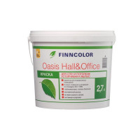Краска водно-дисперсионная Finncolor Oasis Hall&Office 4 моющаяся белая основа А 2,7 л