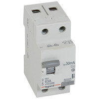 УЗО Legrand RX3 (402026) 63А 30 мА 2P тип АС 4,5 кА