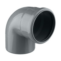 Отвод Pro Aqua Comfort d110 мм 87° пластиковый для внутренней канализации