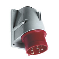 Вилка кабельная ABB 432BS6 угловая настенная с заземлением 3P+N+E 3 фазы 32 А 400 В IP67