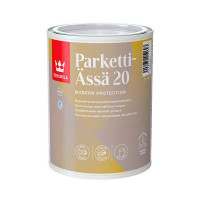 Лак паркетный Tikkurila Parketti-Assa 20 бесцветный 1 л полуматовый